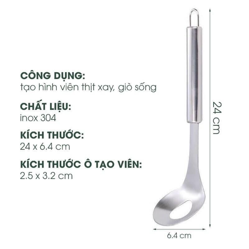Muỗng làm thịt viên