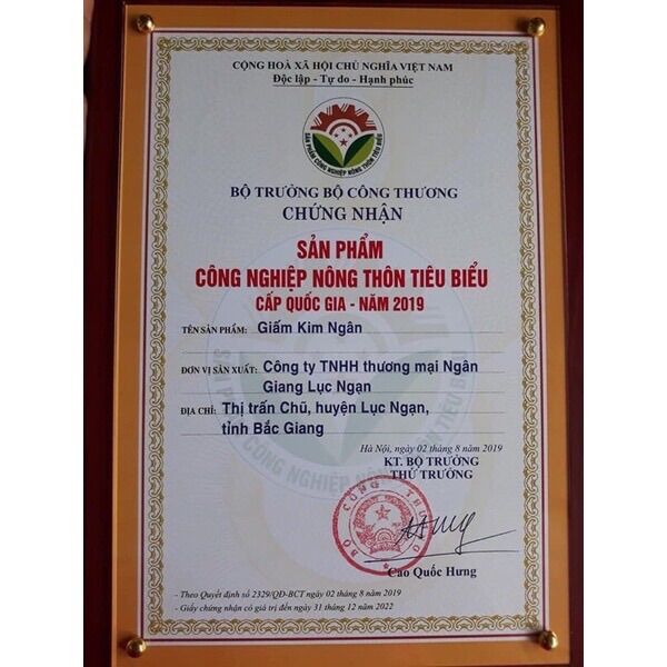 Giấm táo Kim Ngân
