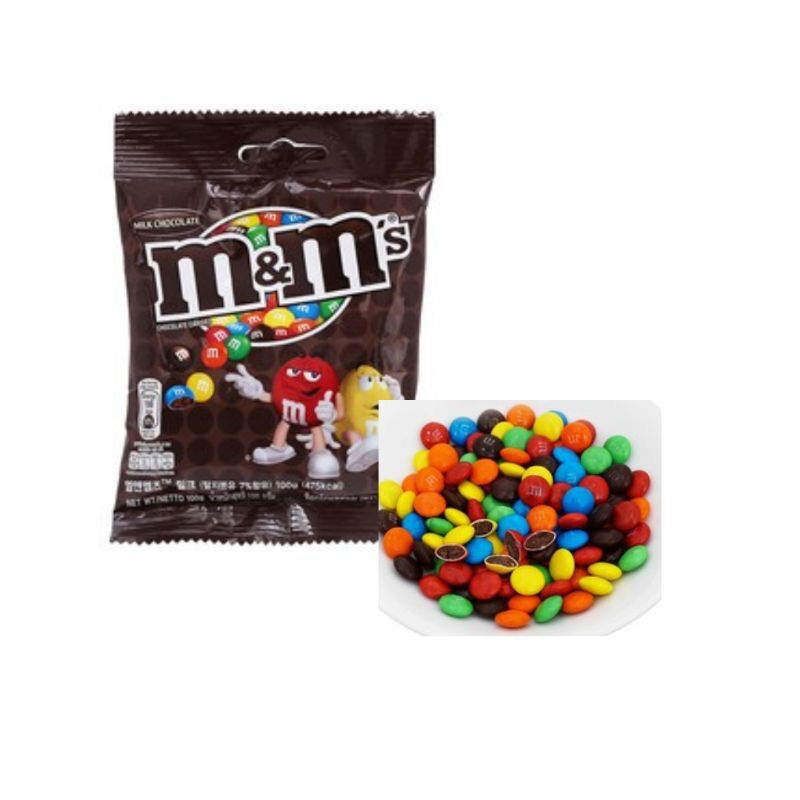 COMBO 10 GÓI KẸO SOCOLA SỮA M&M 14,5g/gói