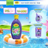 Sữa tắm Gội cho bé Carrie Junior chiết xuất trái cây thiên nhiên hương Grapeberry 280g