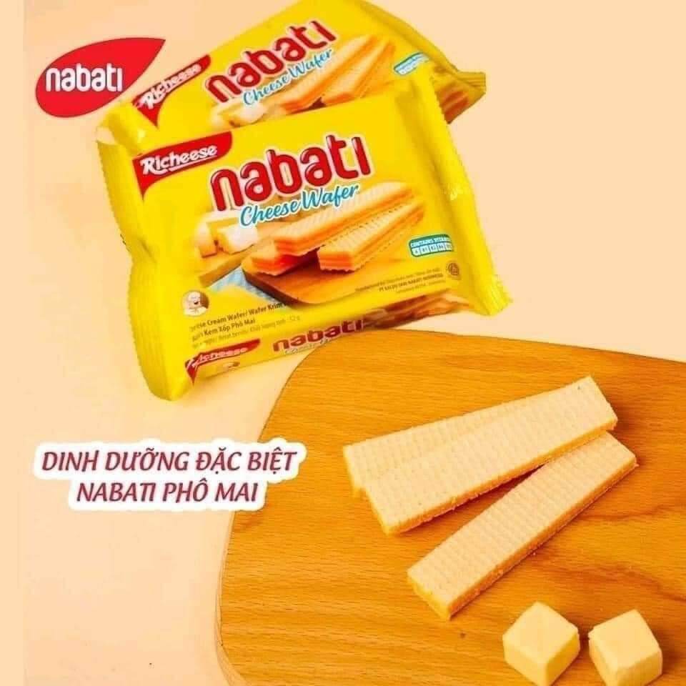 Combo 4 bịch bánh nabati (1 bịch 10 gói/được mix vị)