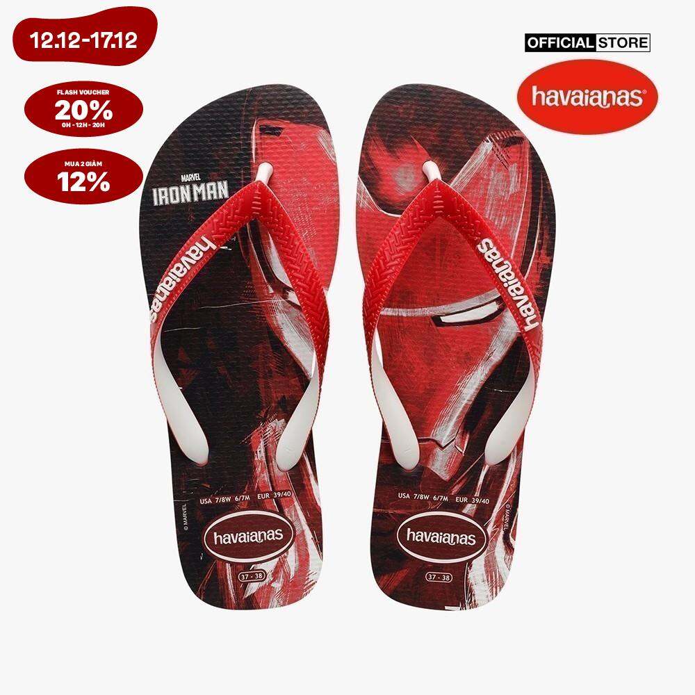 [FLASH VOUCHER 20% + MUA 2 GIẢM 12% + FREESHIP|CHỈ 20H 11/12 - 12/12] HAVAIANAS - Dép kẹp nam Top Marvel 4139511-3456