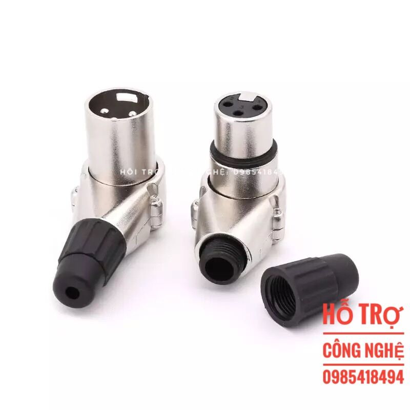 Jack canon cong chữ L - jack đực  giá 1 chiếc