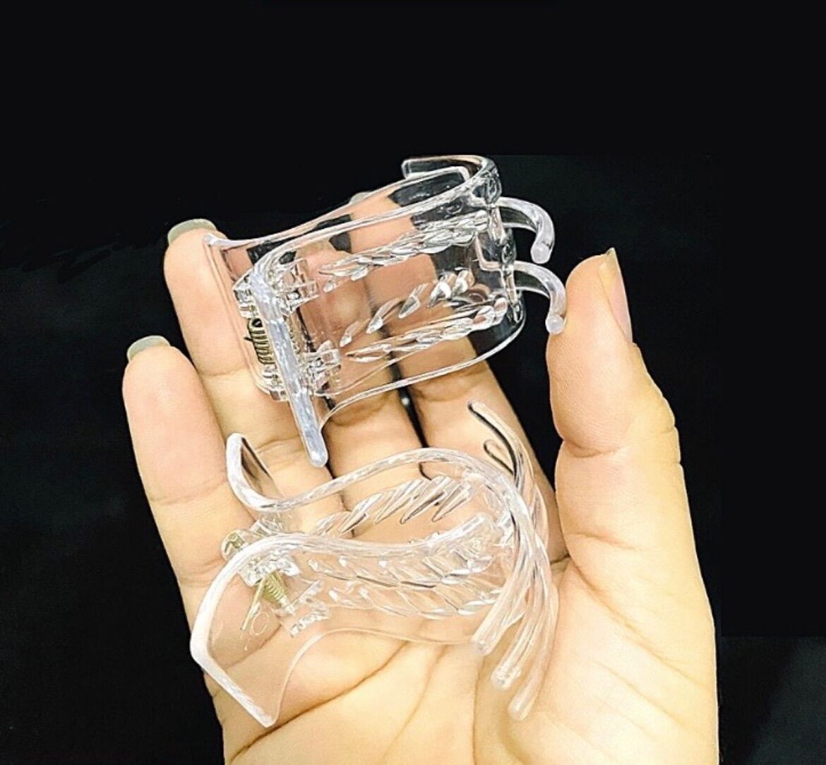 Kẹp càng cua 5 răng trong suốt