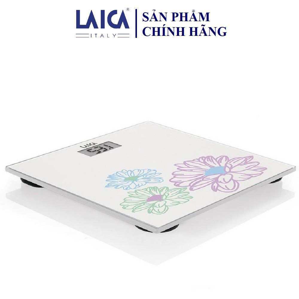 Cân điện tử Laica PS1052 Họa tiết hoa Hàng chính hãng