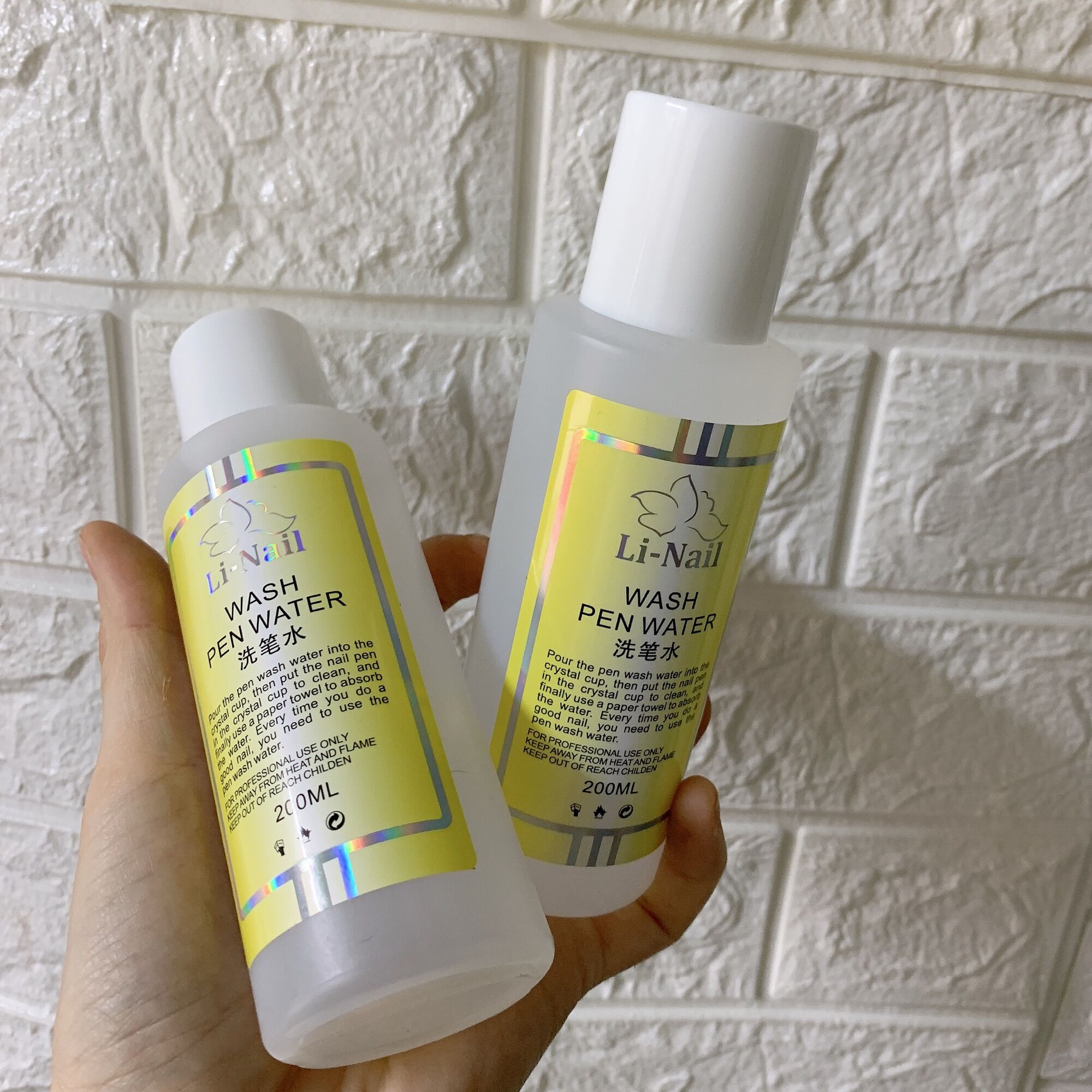 Nước rửa cọ Linail chai 200ml, nước rửa bút