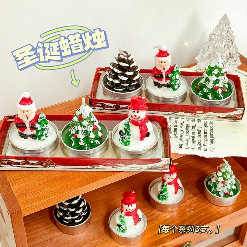 sét 3 Đèn cầy( nến) Noel mẫu cực xinh - Leicashop