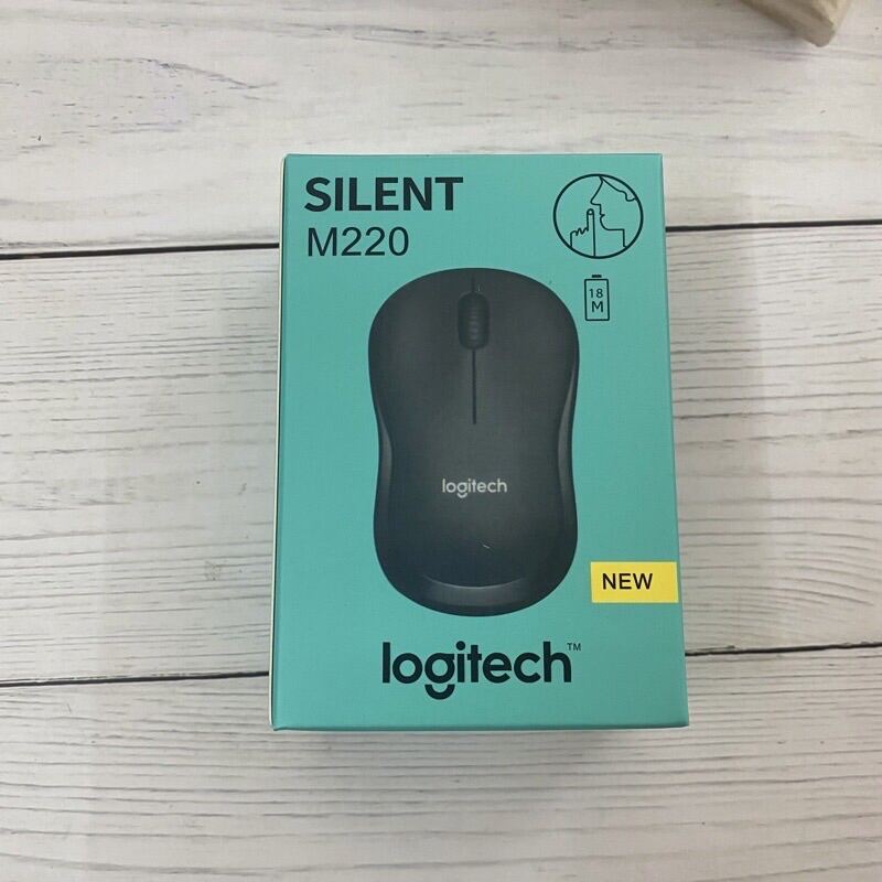 Chuột Máy Tính Không Dây Logitech M220 Không Tiếng Ồn Cao Cấp .