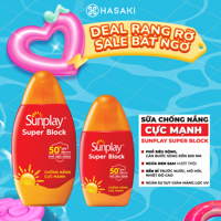 [DAILY] Sữa Chống Nắng Sunplay Bảo Vệ Vượt Trội SPF50+ PA++++ Super Block Hasaki Sản Phẩm Chính Hãng