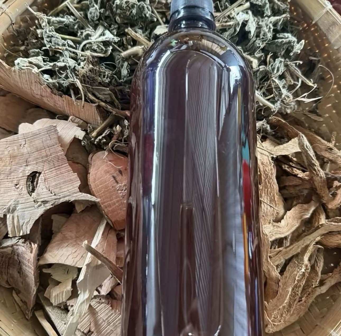 Thiên niên kiện, cỏ xước, nổ gai chai 1lít được làm sẵn