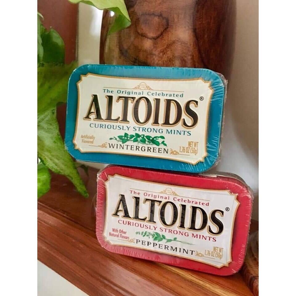HỘP TO  Kẹo ngậm ALTOIDS hương vị bạc hà của MỸ