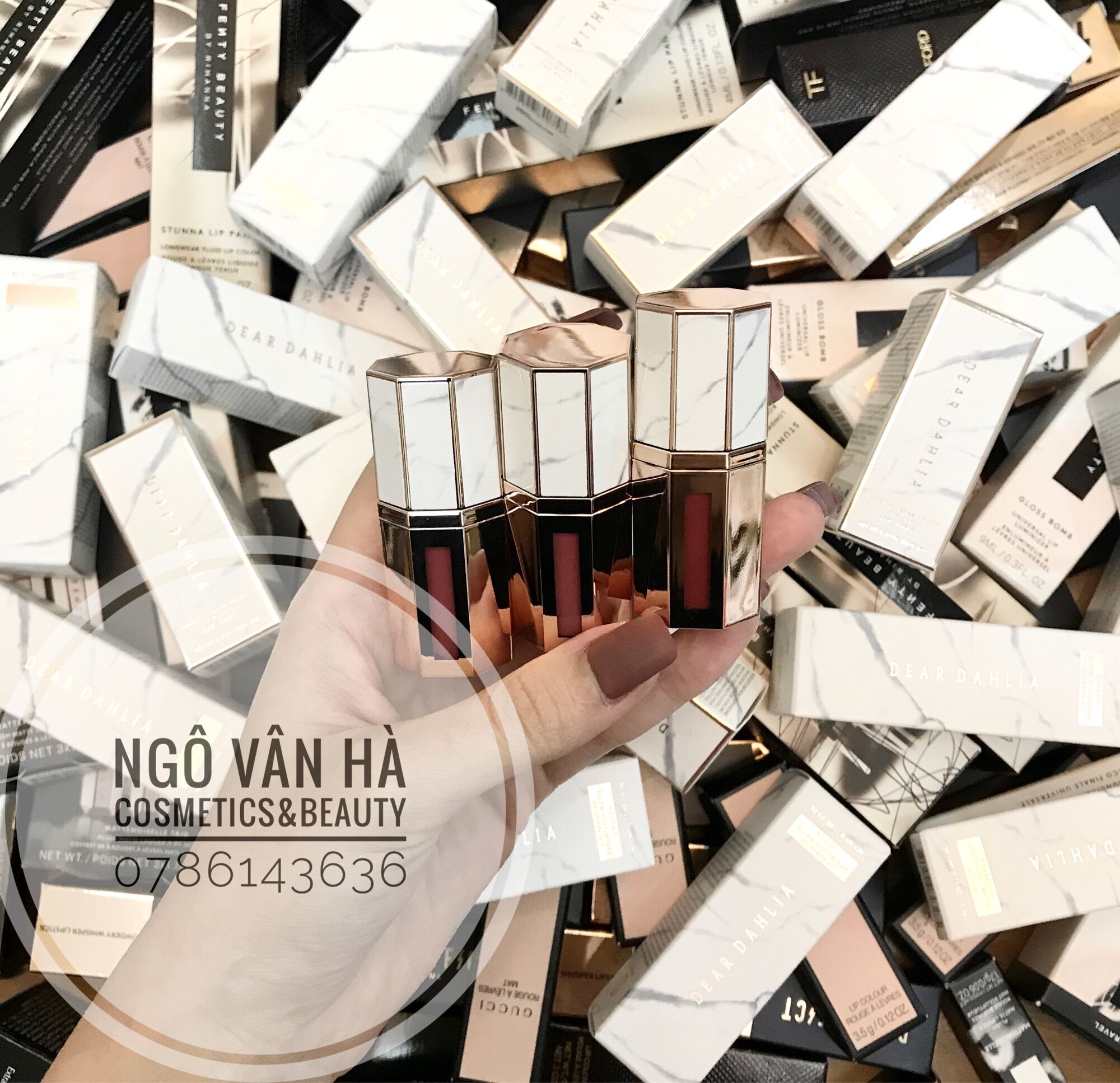 Son kem dear dahlia velvet lip mousse hàn quốc