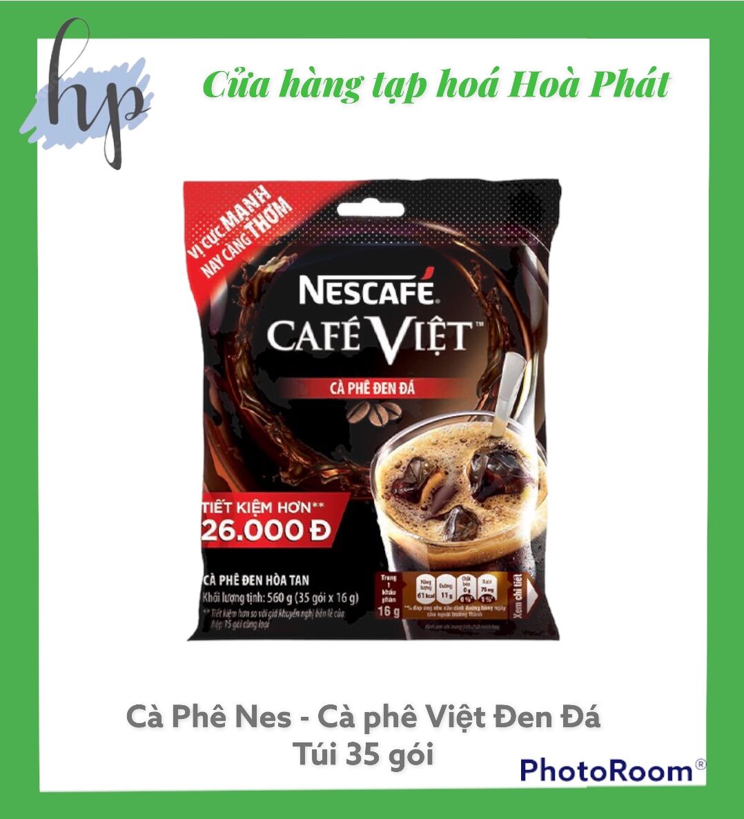 Cà Phê Nes- Cà Phê Việt Đen Đá Túi 35 gói
