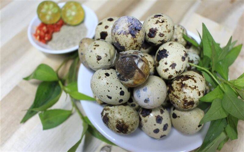 20 trứng cút lộn