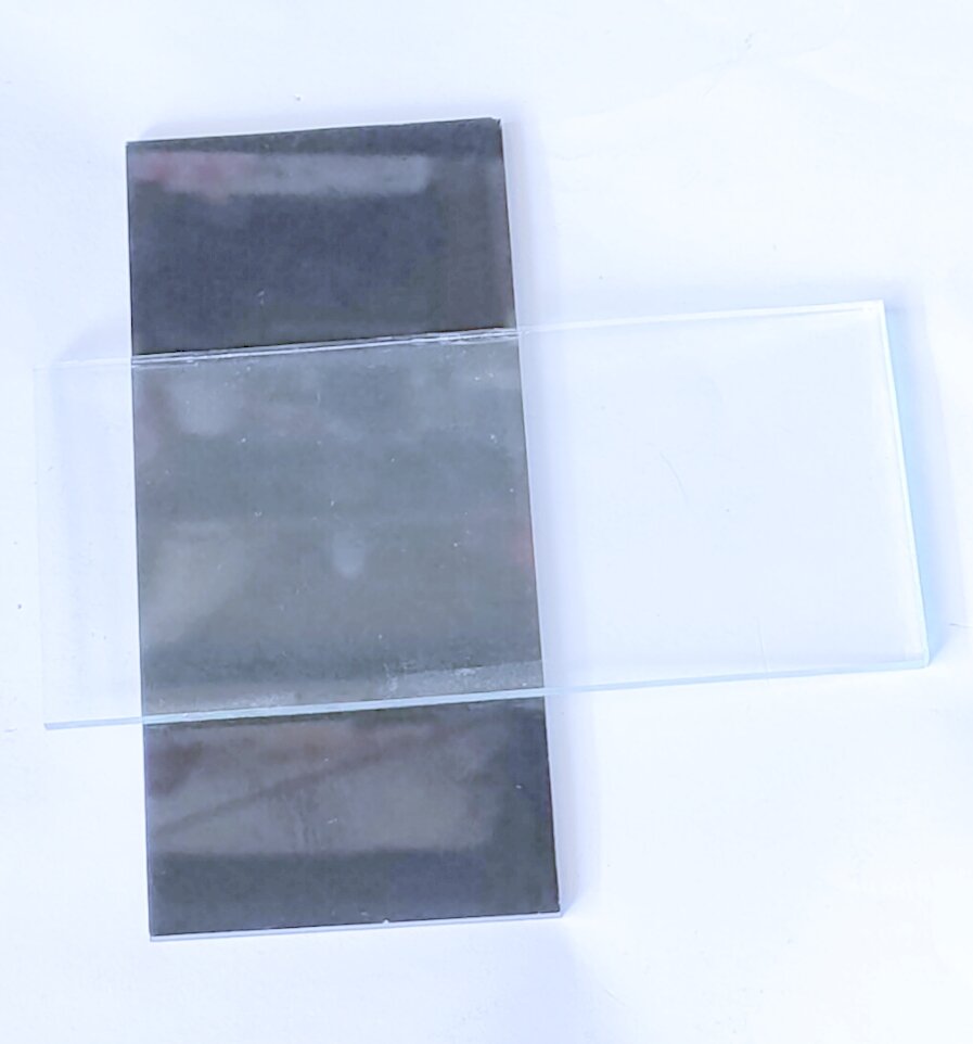 [Hcm]White Square Welding Glass .10.Pc