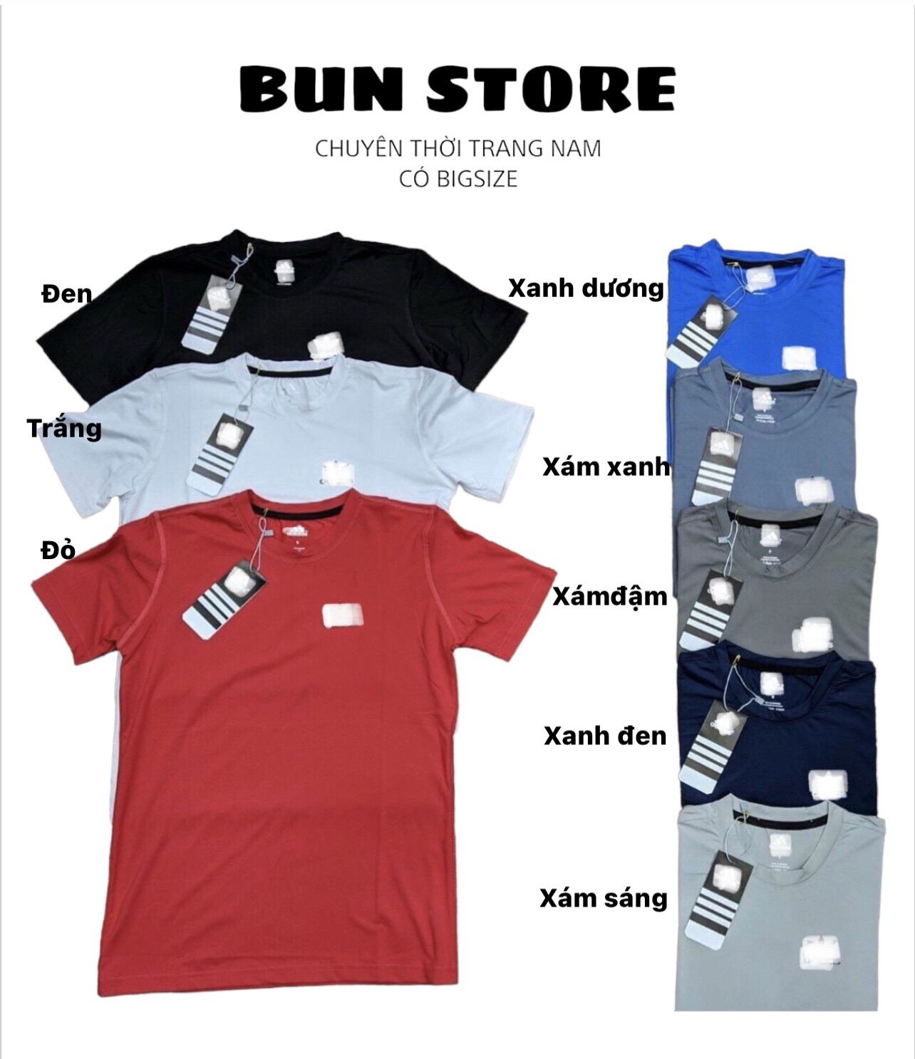 Áo thun lạnh thể thao nam có bigsize