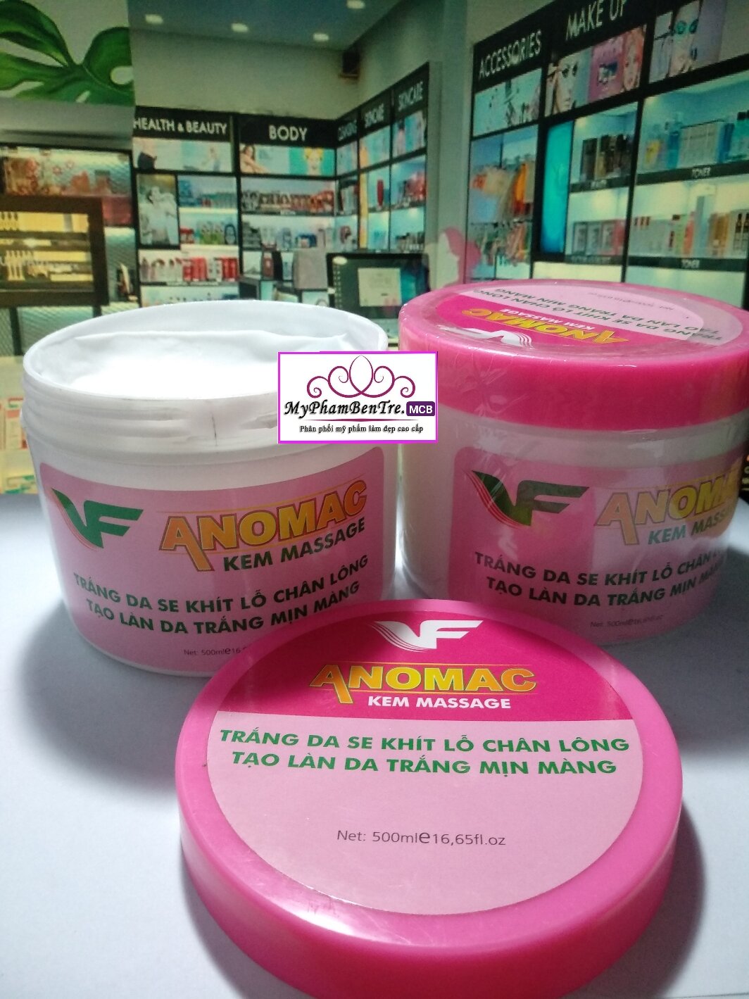 Kem massage mặt Anomac 500g