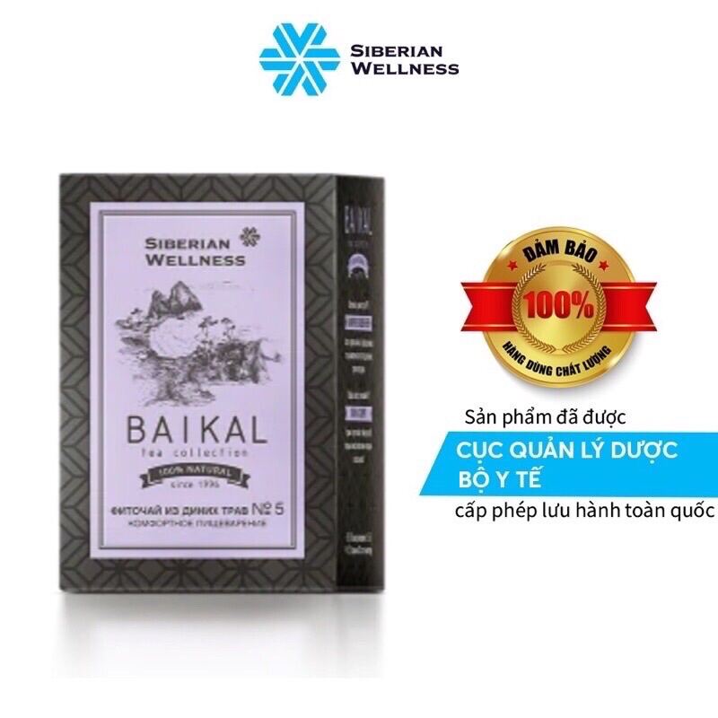 Trà tiêu hoá N5 trà thảo mộc hỗ trợ tiêu hoá Baikal tea collection herbal