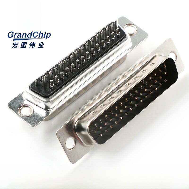 HDB44 Male And Female Head DB44 Welding Wire Servo Driver 44 Pin Connector Three Rows Welded D-SUB C