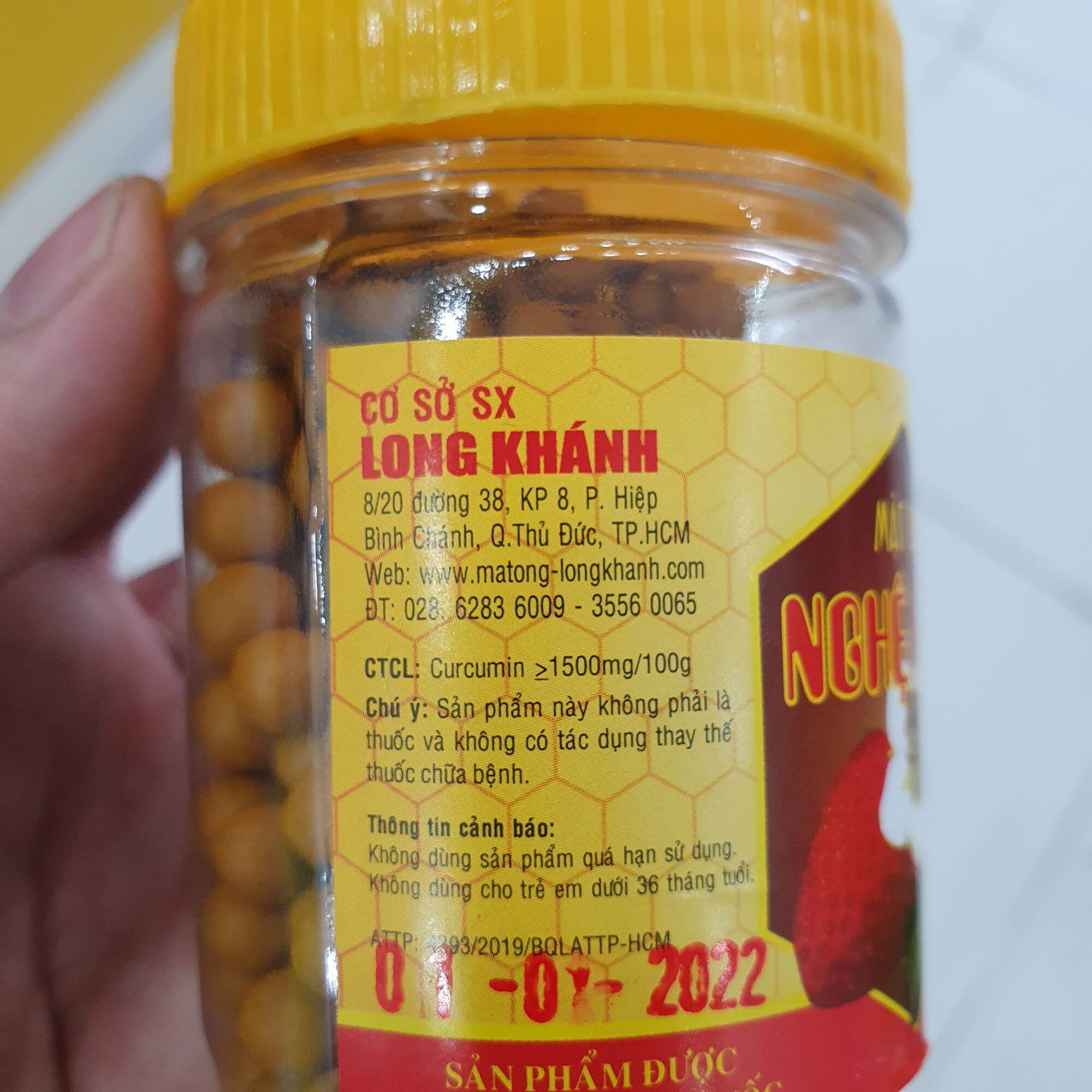 Mật ong nghệ viên vàng
