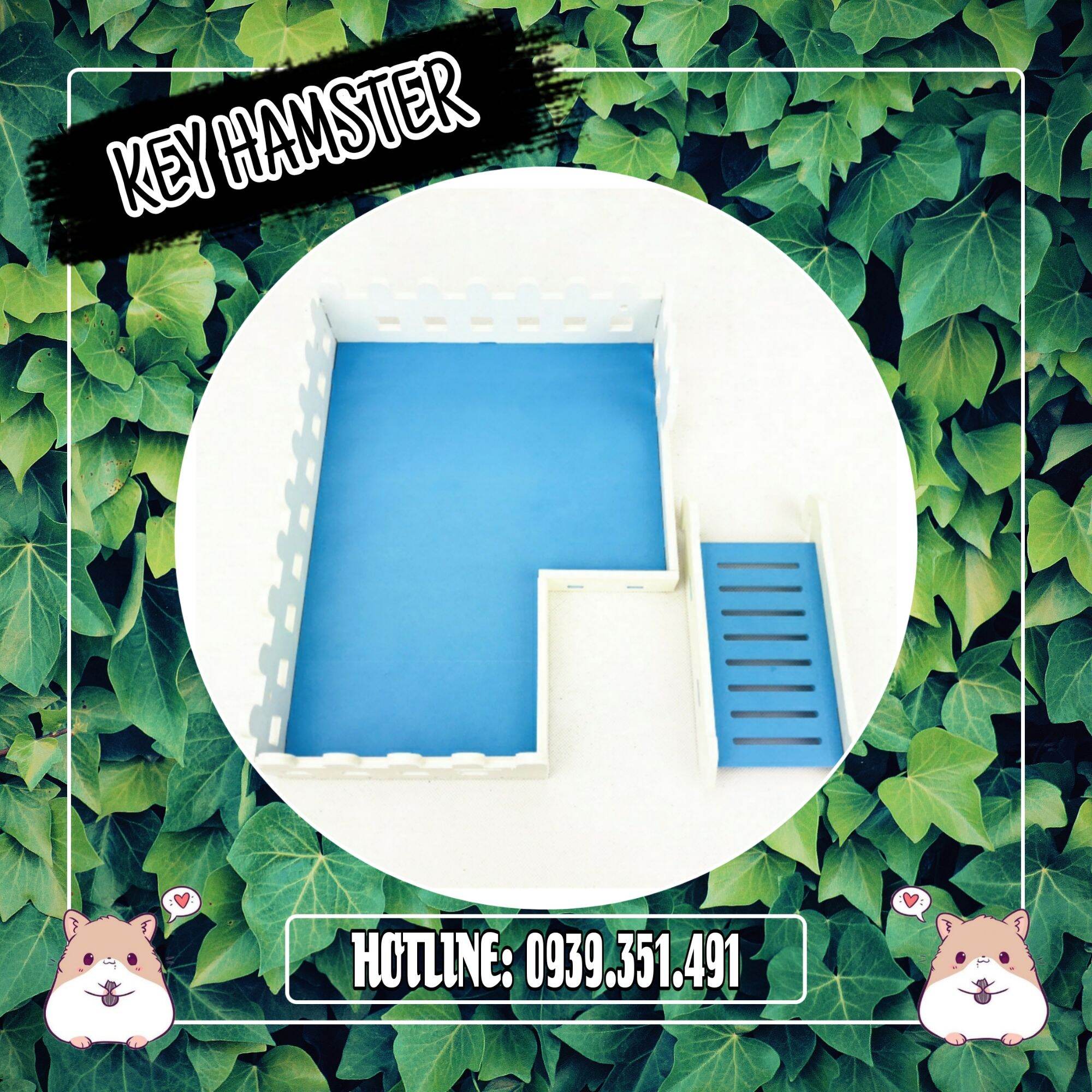 Tầng lồng gỗ - Tầng gắn lồng đại hamster.