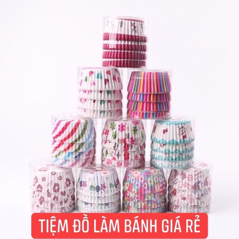 100 Cupcake giấy mềm / Cupcake giấy