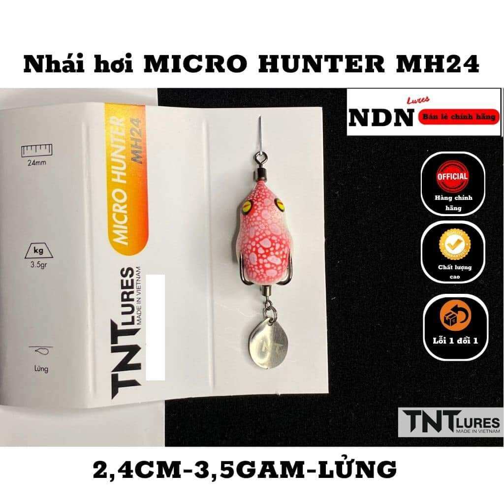 mồi câu lure nhái hơi mini mh24 ( chuyên cho cần ul )