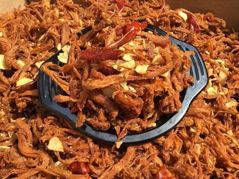 khô heo cháy tỏi 300g
