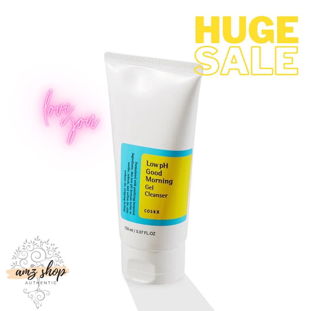Sữa Rửa Mặt [Sạch 100%-Hàng Auth] Gel Rửa Mặt Cosrx Good Morning Low PH Cleanser 150ml