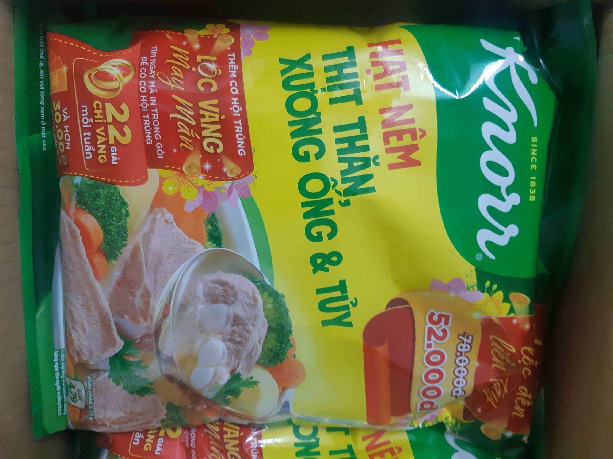 Bột nêm Knorr thịt thăn xương ống 900g bản Tết 2022