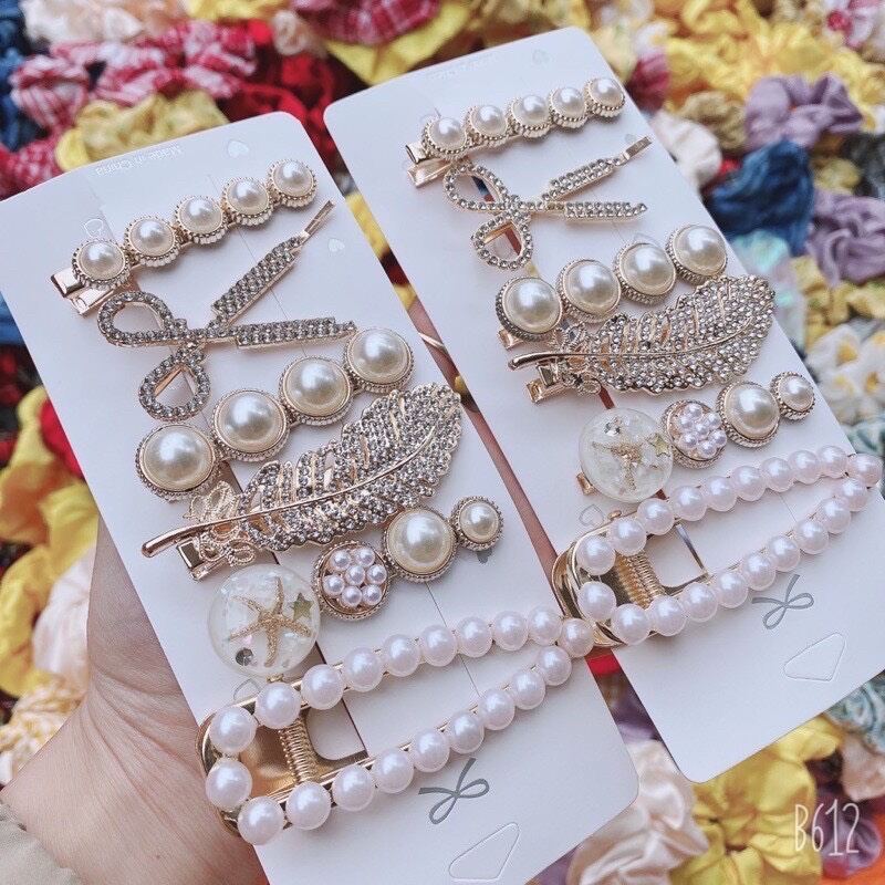 📍📍📍  SET KẸP NGỌC TRAI 6 MÓN
