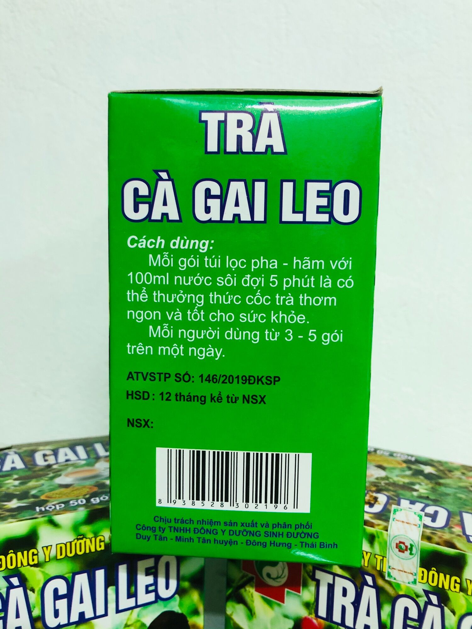 Hộp 50 Gói Trà Cà Gai Leo DSD