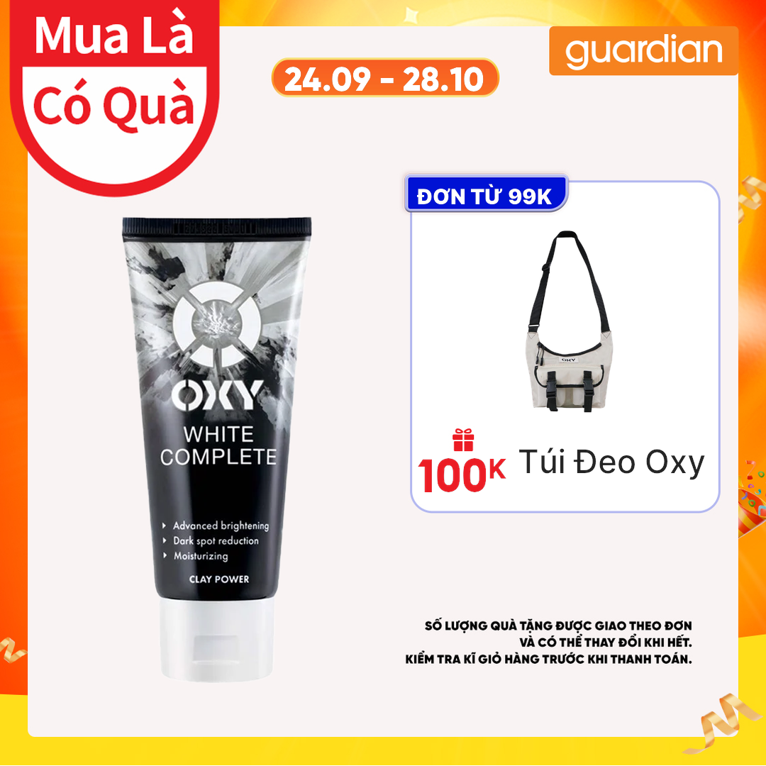 Kem Rửa Mặt Tút Sáng Da White Complete Oxy 100Gr