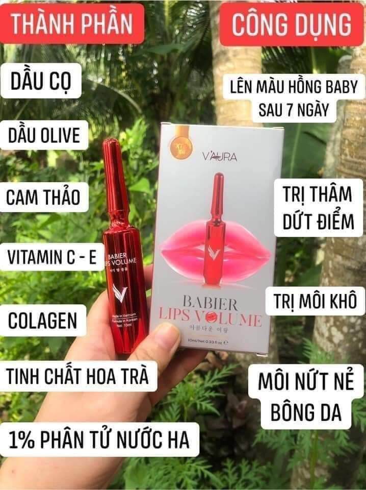 Tinh Chất Cấy Màu Môi - Làm Hồng Môi - Khử Thâm Môi - Thay Phun Xăm