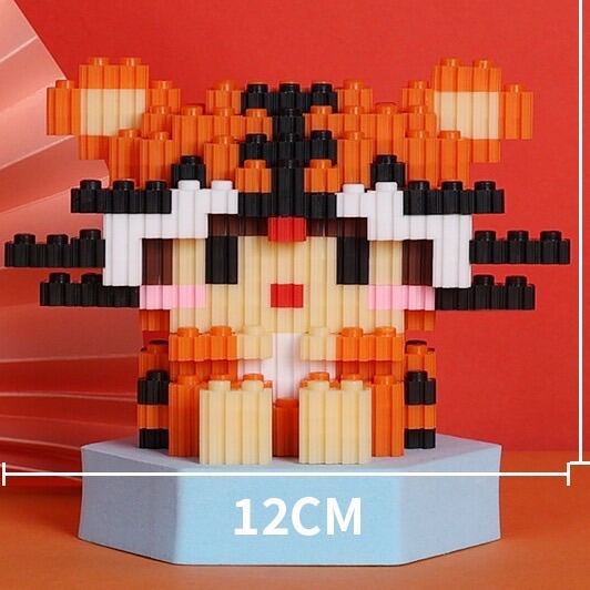 Lego 12 con giáp, đồ chơi lắp ráp 3d mini, mô hình lắp ghép, trò chơi trí tuệ. 