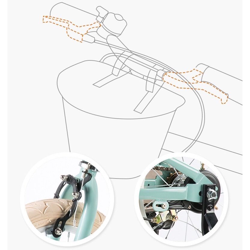 Xe đạp trẻ em KUB cho bé từ 3-6 tuổi