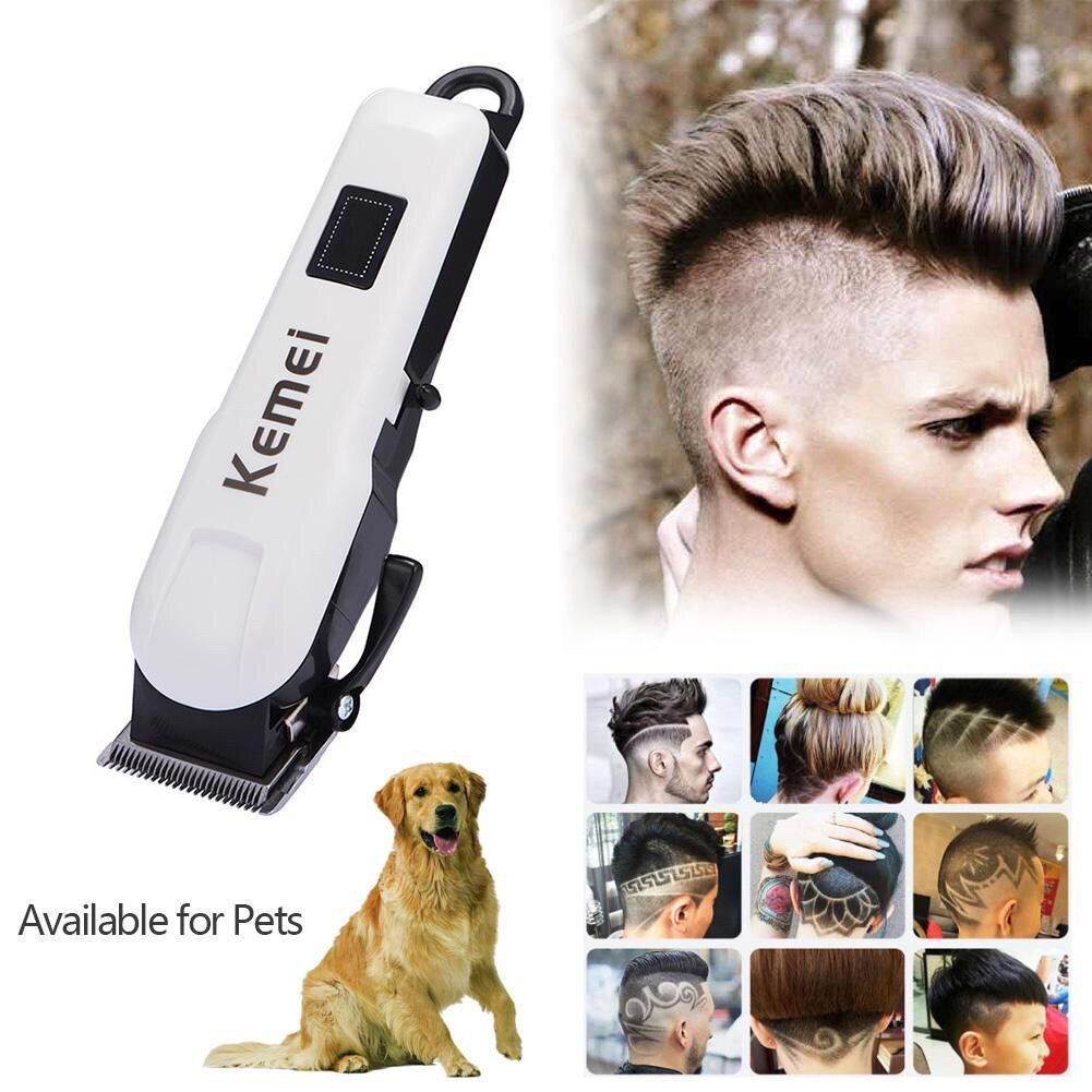 (Freeship 15k)Tông Đơ Cắt Tóc Không Dây KEMEI KM-809A CAO CẤP