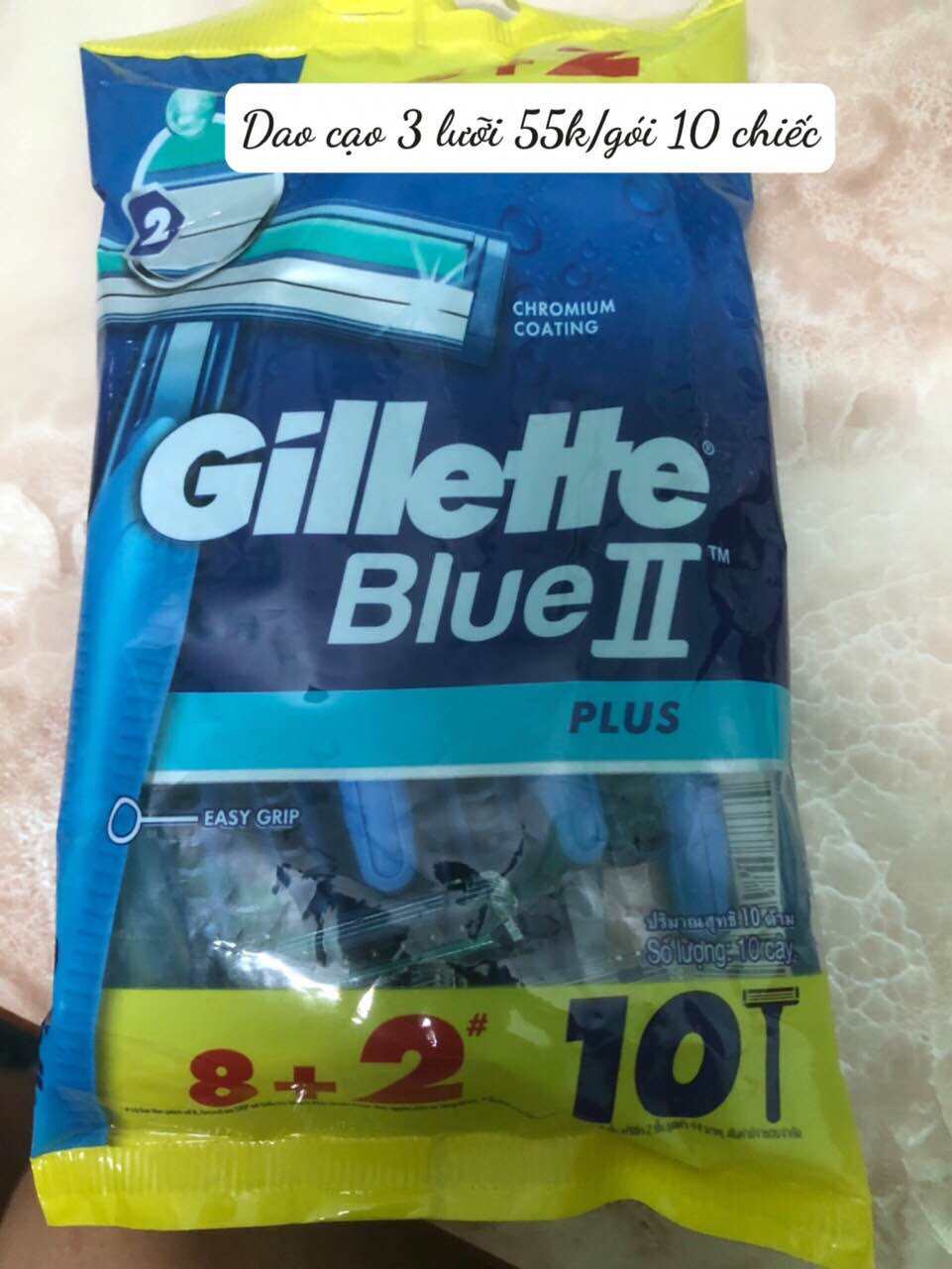 Dao cạo râu 3 lưỡi Gillette BlueII