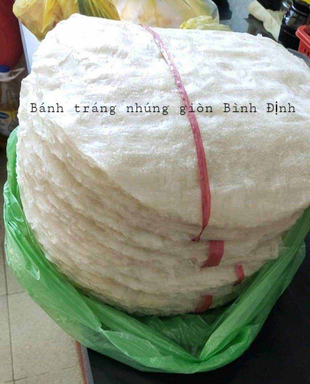 BÁNH TRÁNG GẠO NHÚNG GIÒN BÌNH ĐỊNH 50cái