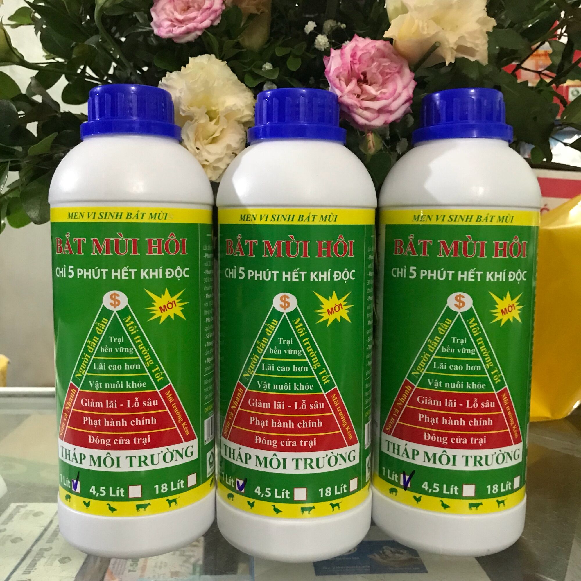 Bắt mùi hôi chuồng trại chai 1L