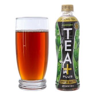 Lốc 6 chai Trà Ô Long Tea Plus có đường 455ml