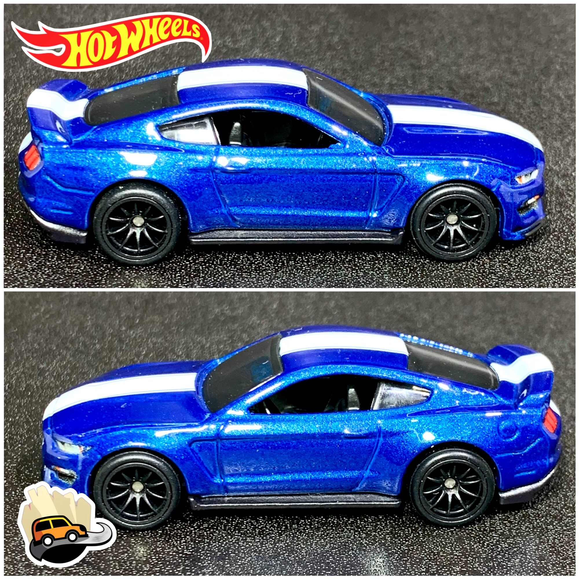 Xe mô hình Hot Wheels Premium Fast and Furious không hộp CUSTOM MUSTANG Ford Shelby GT350R - Blue - tỉ lệ 1:64