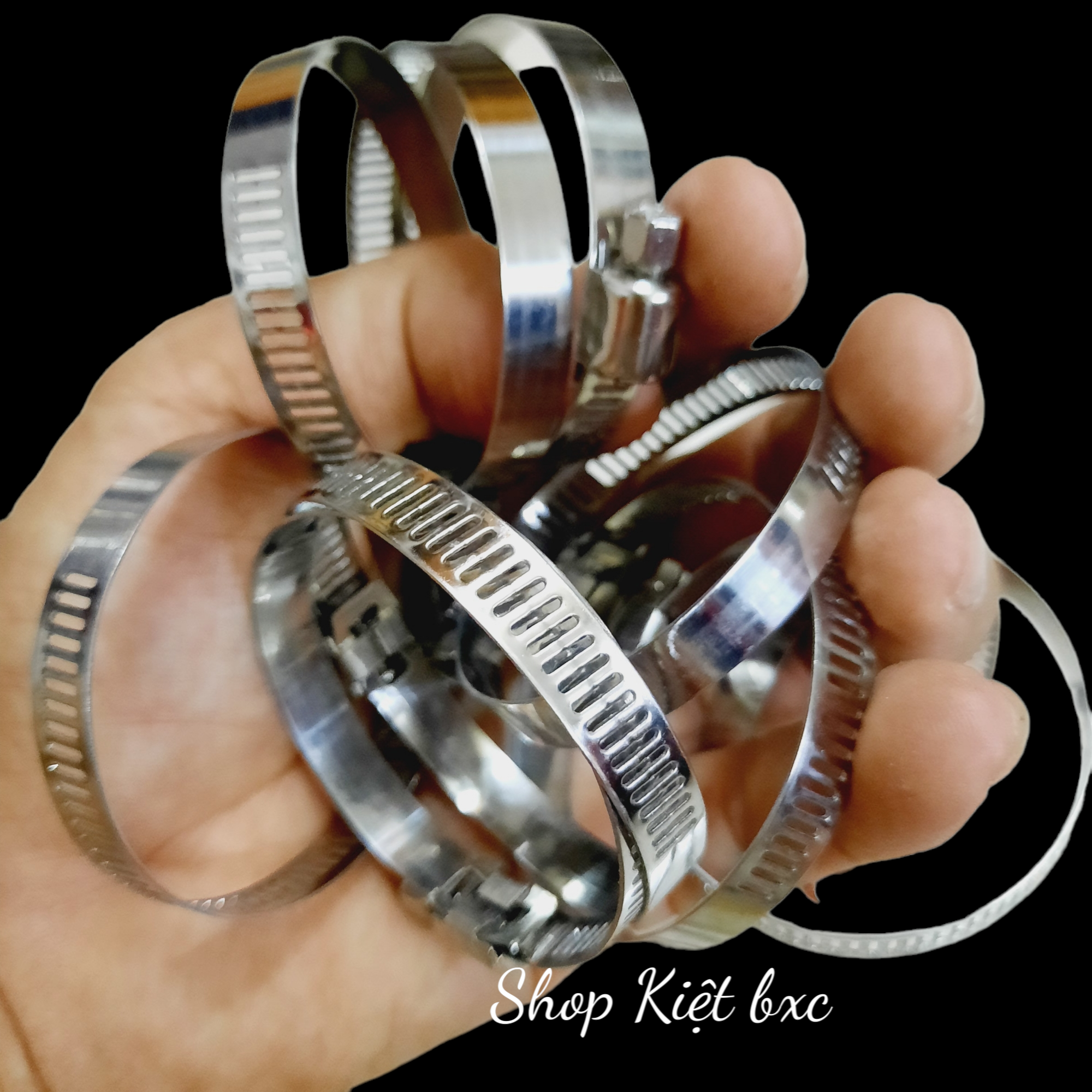 Cổ dê xiết inox 5cm