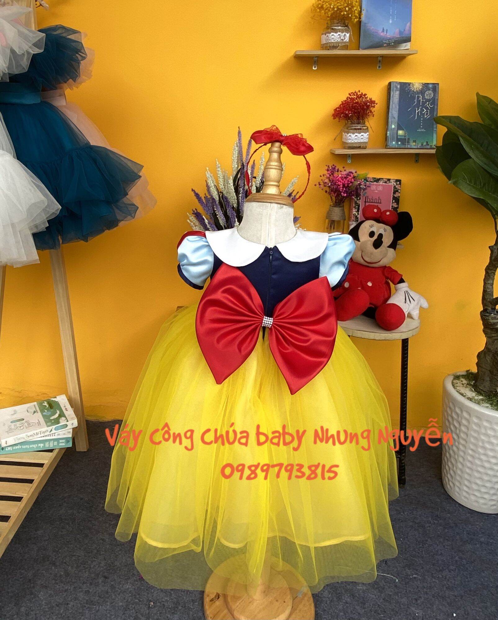 Đầm Xòe 4 Lớp Hóa Trang Công Chúa Bạch Tuyết Disney Cho Bé Gái  Shopee  Việt Nam