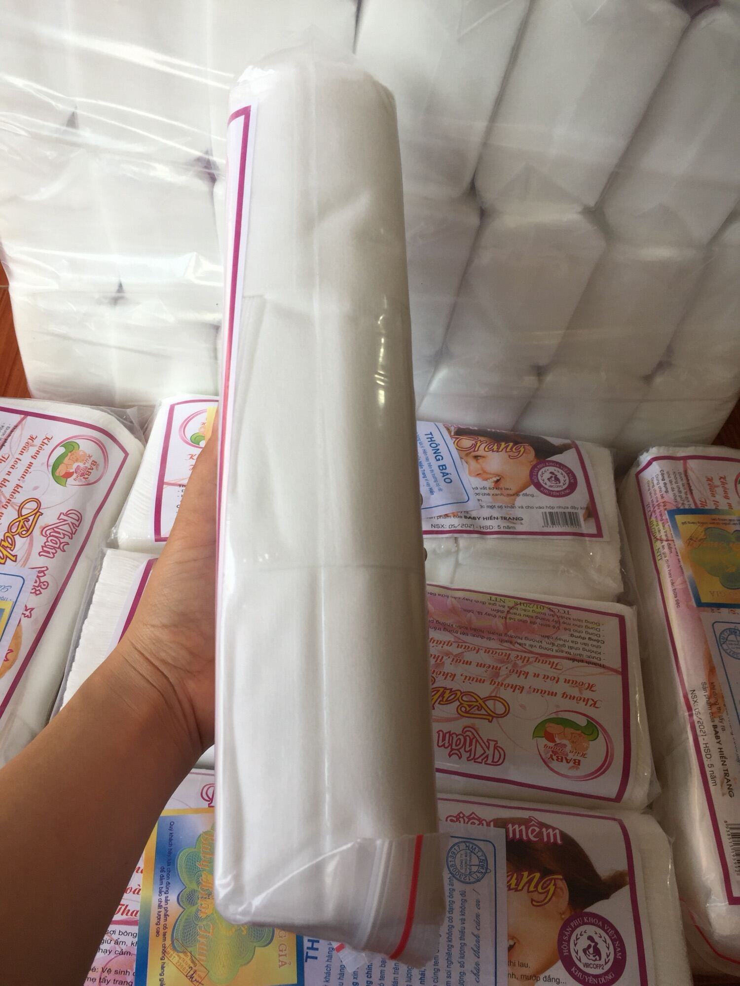 Khăn vải khô đa năng hiền trang/200g