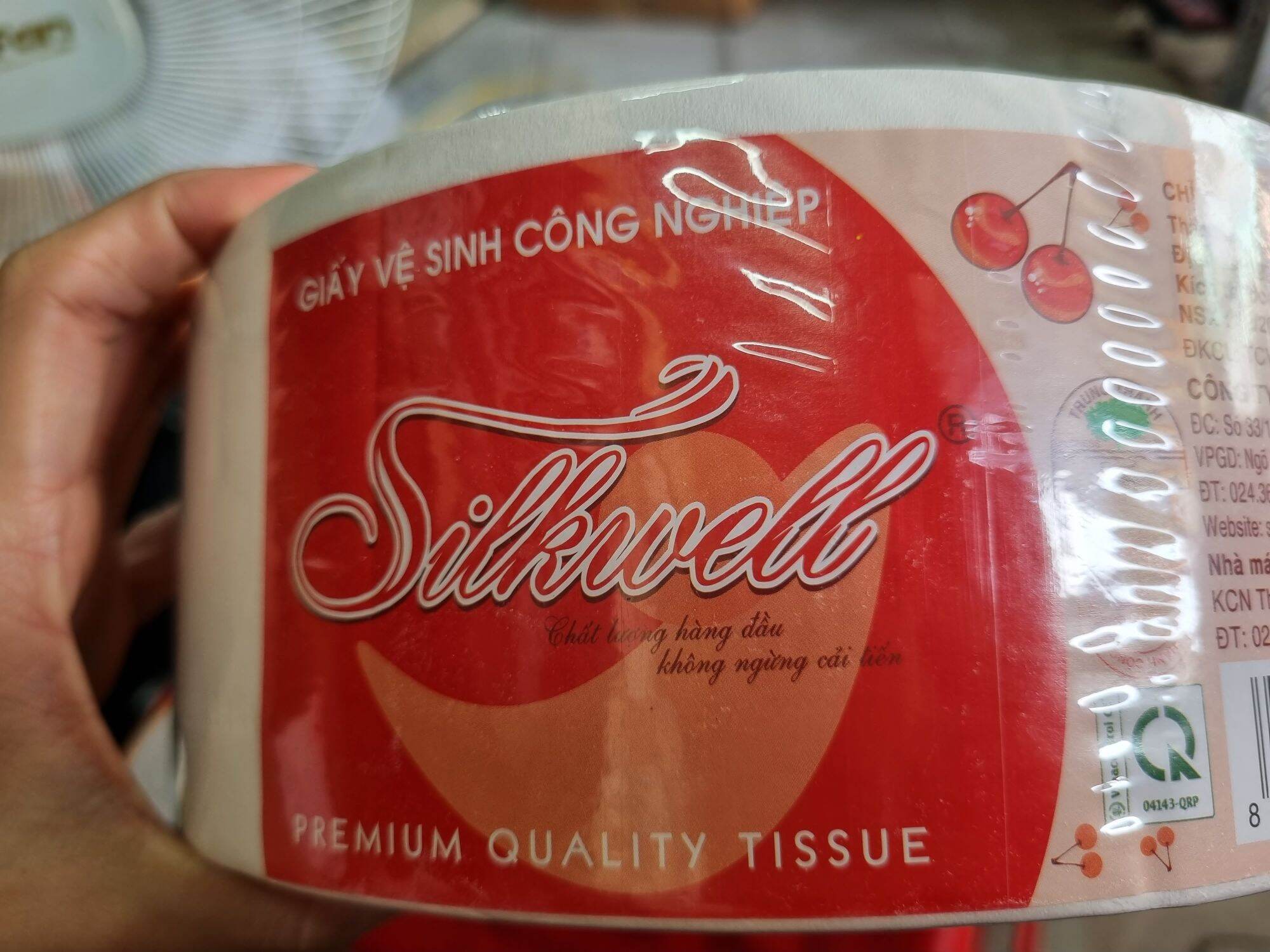 [HCM - Giao nhanh 2H] Combo 10 cuộn giấy vệ sinh silkwell 700g