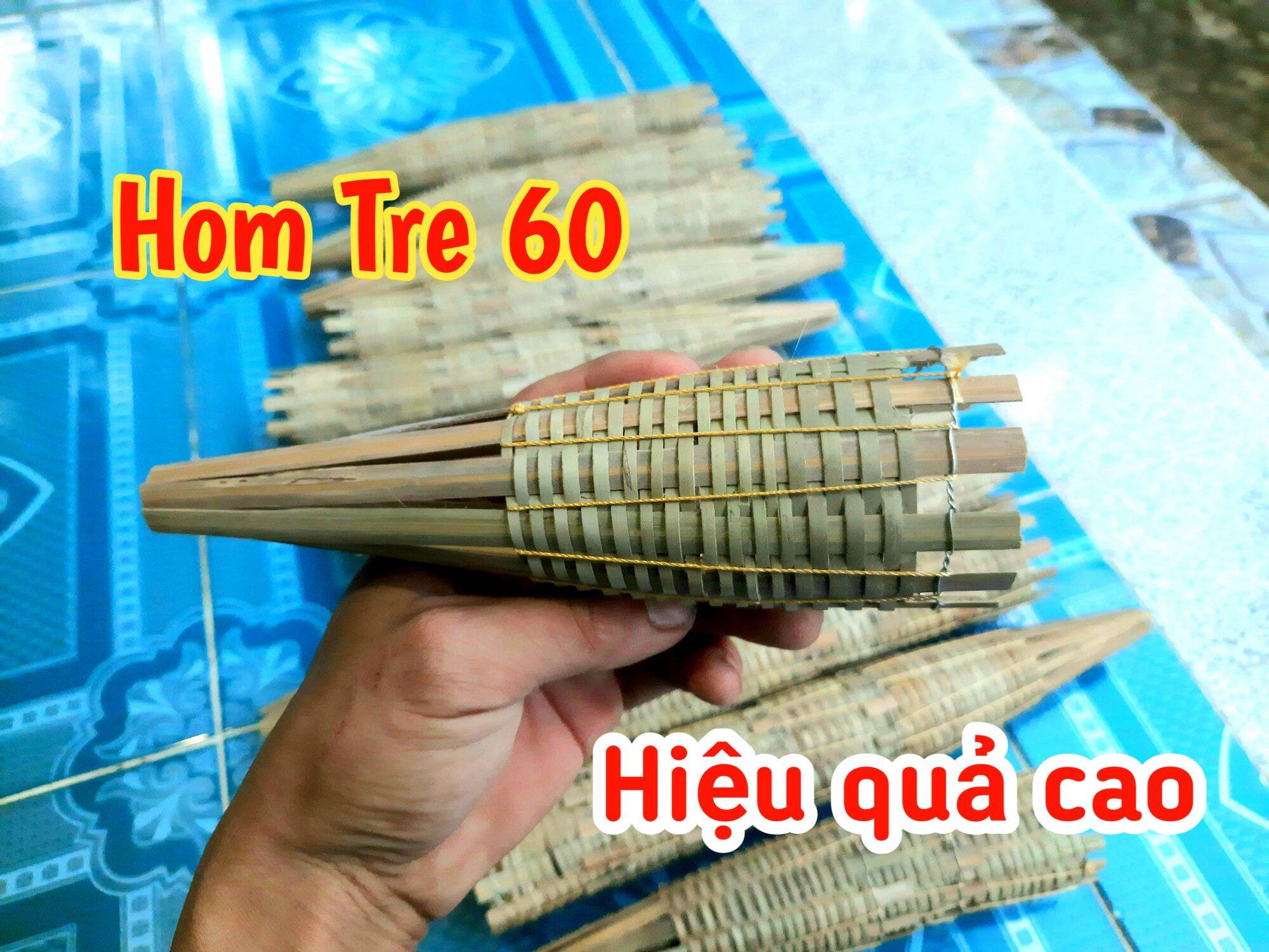 Combo 10 Hom Trúm Lươn phi 60 bằng tre bẫy lươn hiệu quả