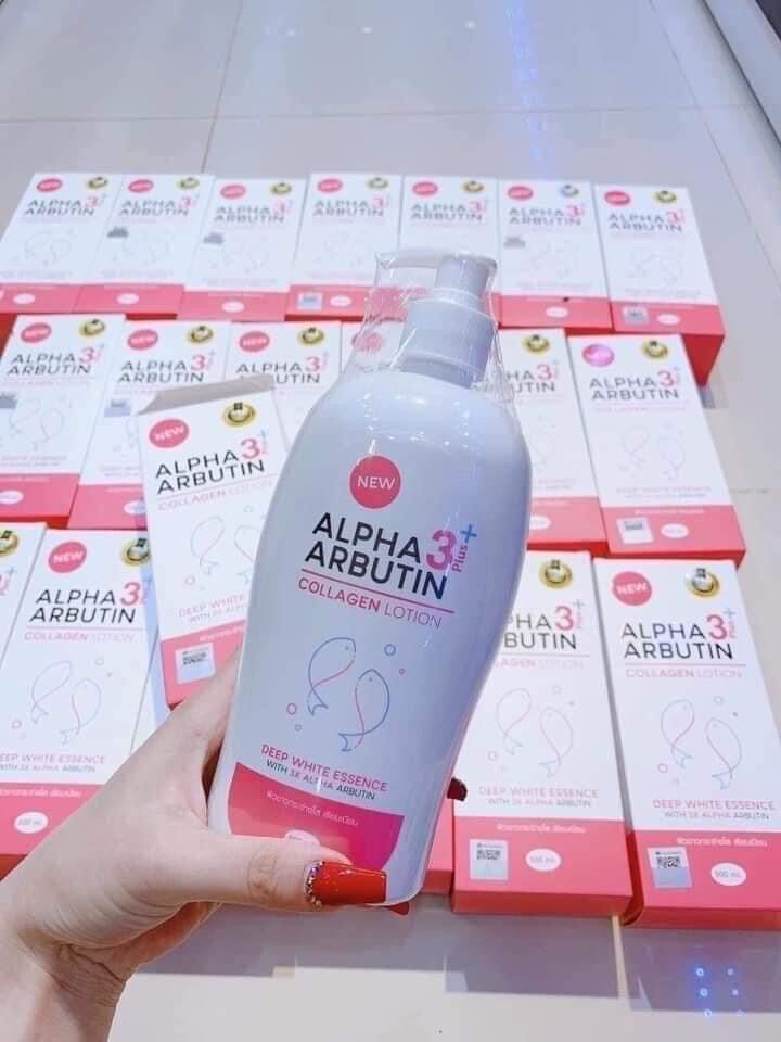 Lotion trắng da alpha arbutin 500ml thái lan