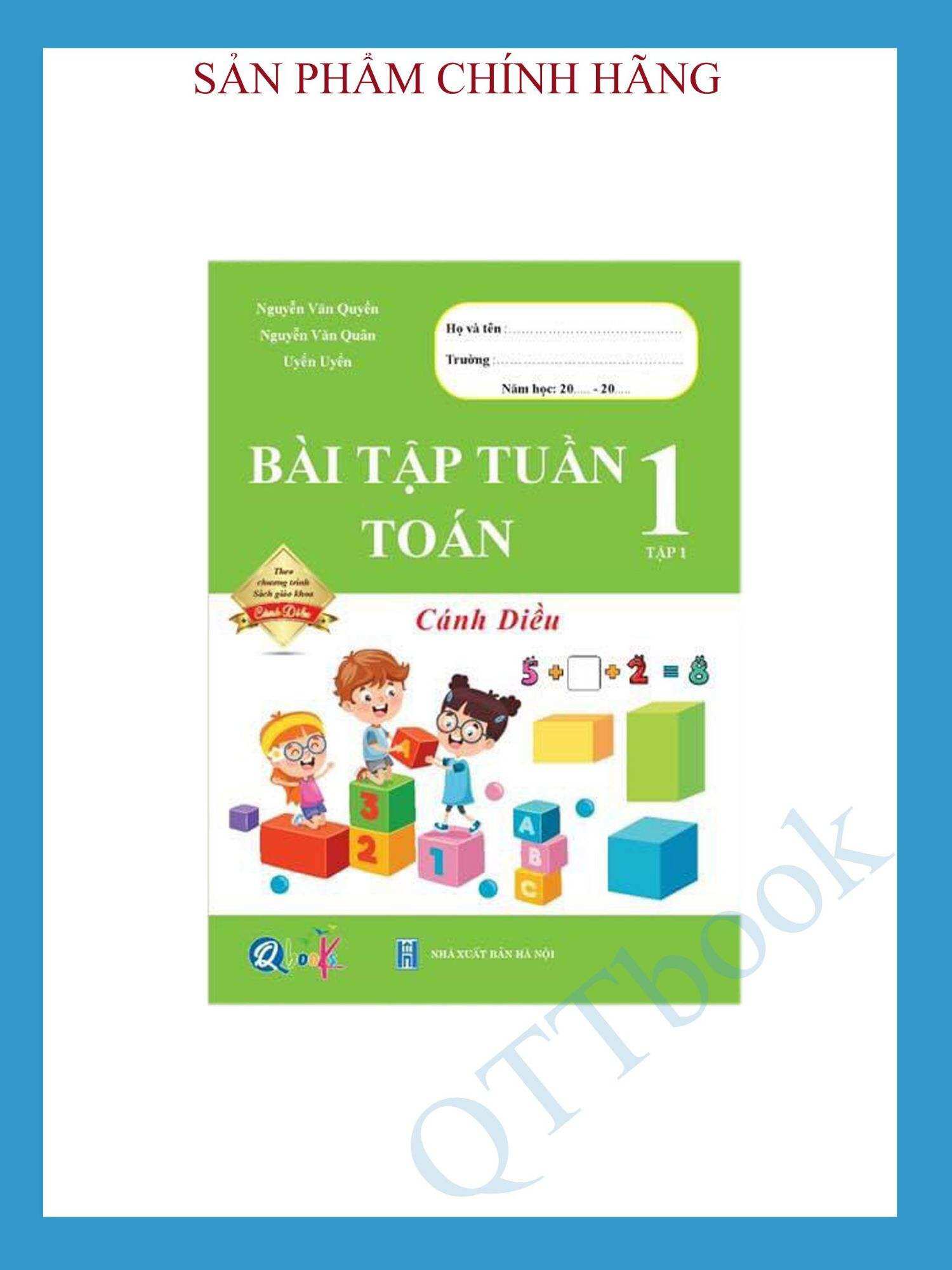 SÁCH - [ Lớp 1 - hk1 ] - Cánh diều - Bài tập tuần toán 1 tập 1