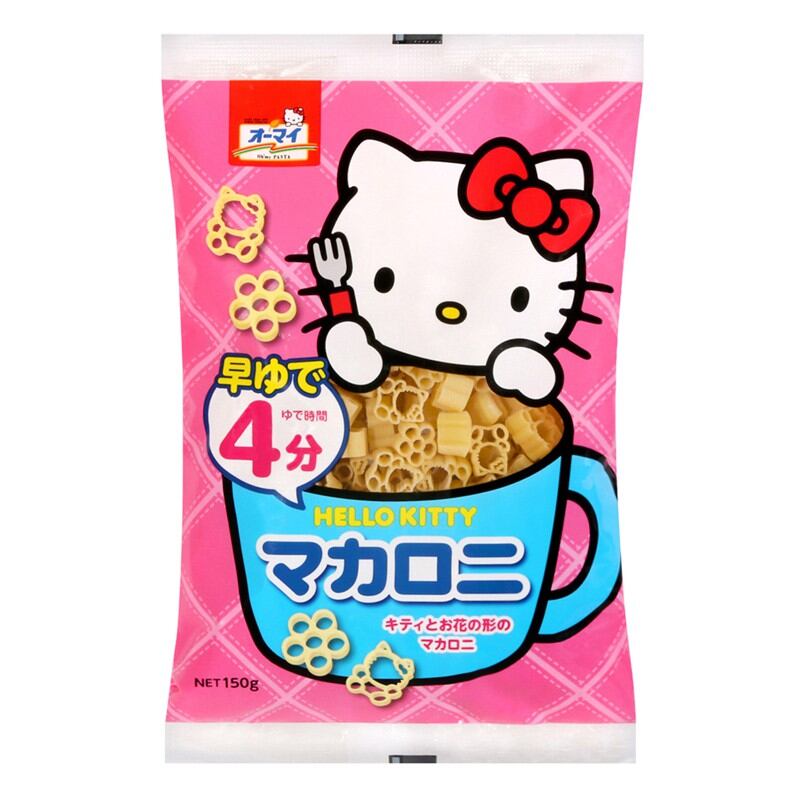 Mì, nui hình hello kitty và hoa 150gr Nhật Bản